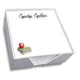APPLE MEMO SQAURE - WHITE WITH HOLDER