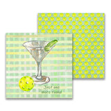 ONE MORE ROUND OF PICKLEBALL COCKTAIL NAPKIN