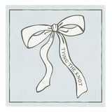 TYING THE KNOT FOIL BEVERAGE NAPKIN