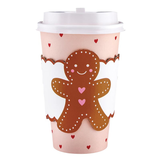 PAPER TO GO CUPS - GINGERBREAD MAN