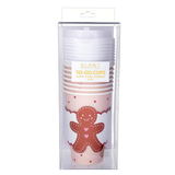 PAPER TO GO CUPS - GINGERBREAD MAN
