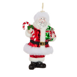 CANDY CANE SANTA ORNAMENT