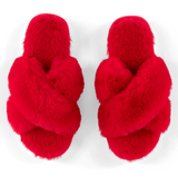 CHRISTINA SLIPPERS RED