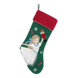 NUTCRACKER CLARA STOCKING - GREEN