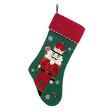 MERRY NUTCRACKER STOCKING - GREEN