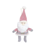 SANTA CLAUS PLUSH ORNAMENT PINK