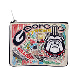 UGA COLLEGIATE ZIP POUCH