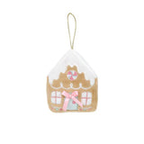GINGERBREAD HOUSE PLUSH ORNAMENT