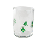 CHRISTMAS TREE ICONS SHORT BEVERAGE GLASS