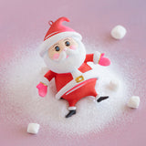 GLITTERVILLE BABY PAPA NOEL ORNAMENT RED