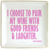 GOOD FRIENDS SQUARE TRINKET TRAY