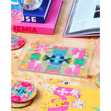 PINK PARADISE SMALL ACRYLIC TRAY