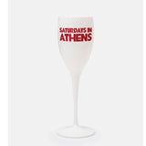 SATURDAYS IN ATHENS CHAMPAGNE FLUTE