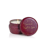 TINSEL AND SPICE GLIMMER MINI TIN CANDLE