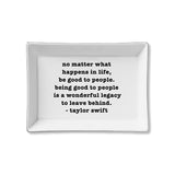 BE GOOD CERAMIC TRAY