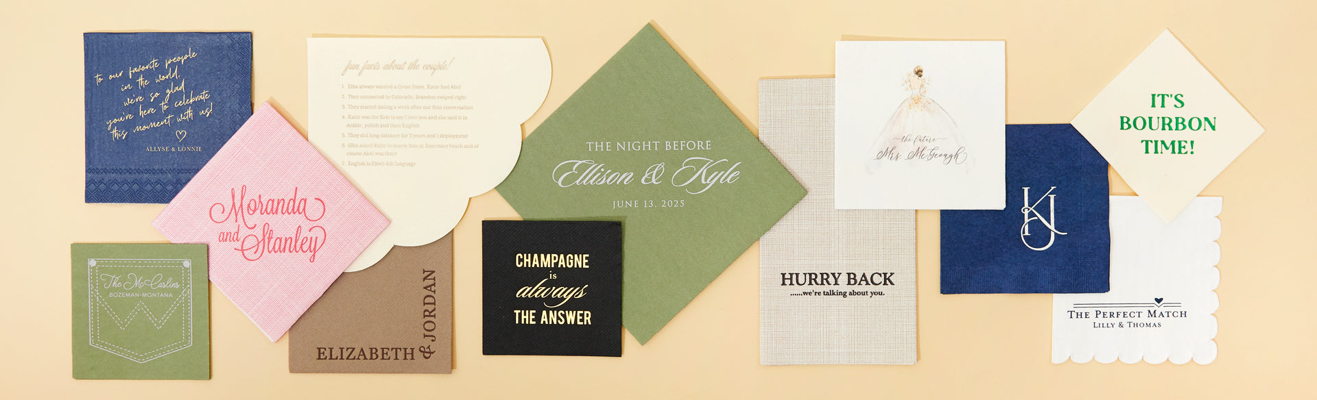 PERSONALIZED PARTY CUPS & NAPKINS