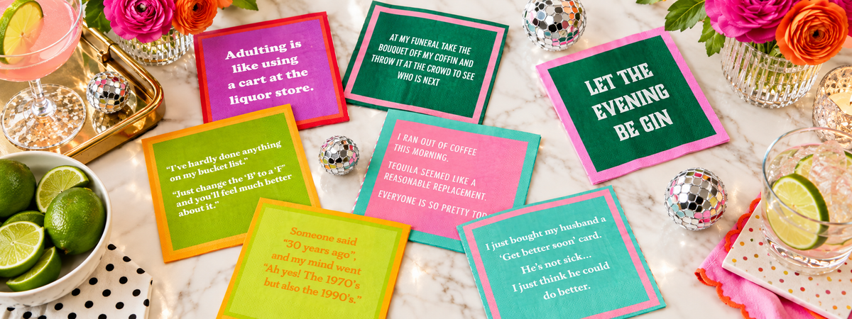 Funny Napkins and Coasters