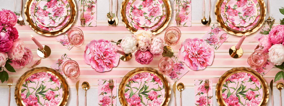 ELEGANT PAPER TABLE SETTINGS