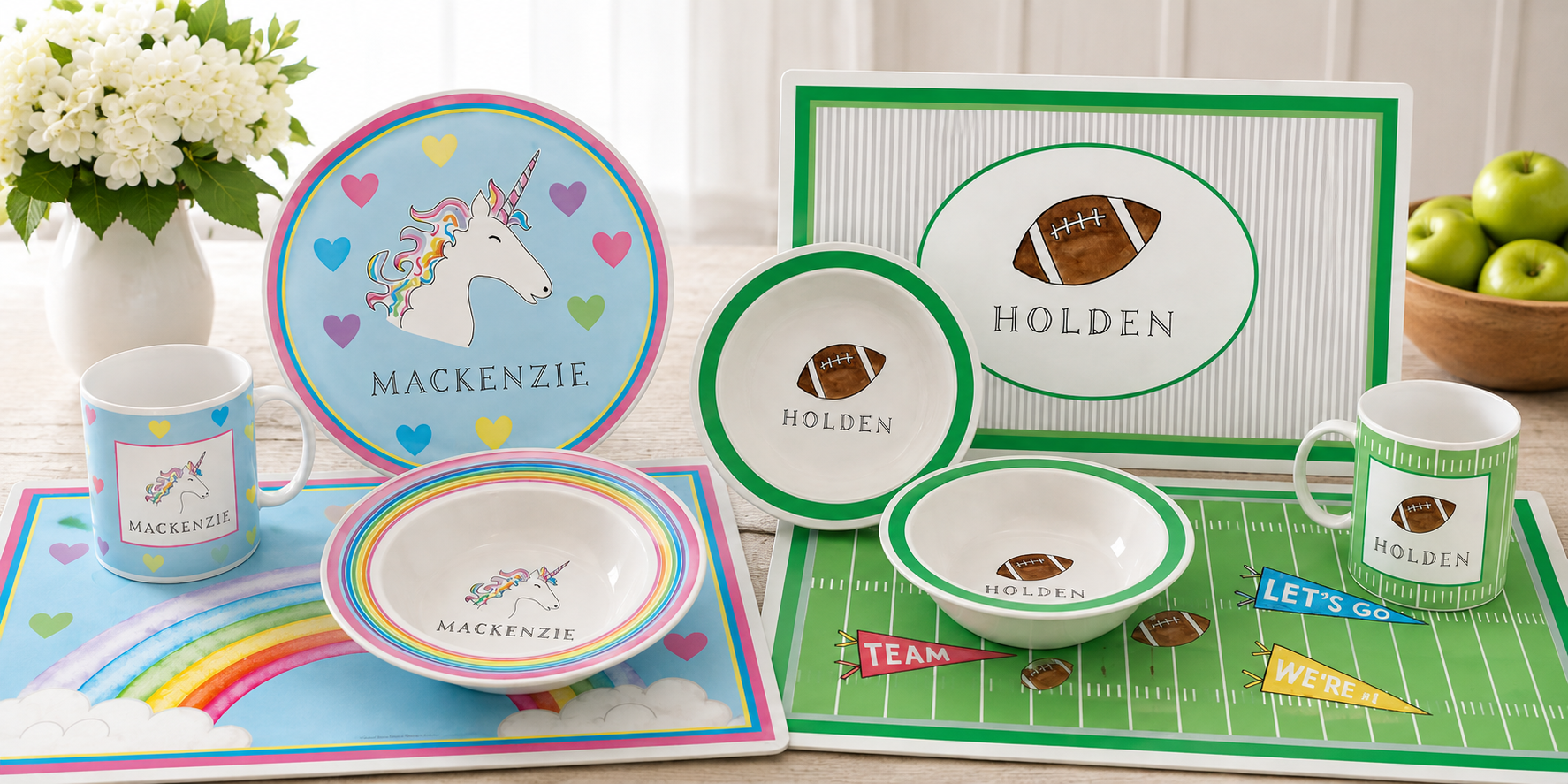 Personalized Kids Dinnerware