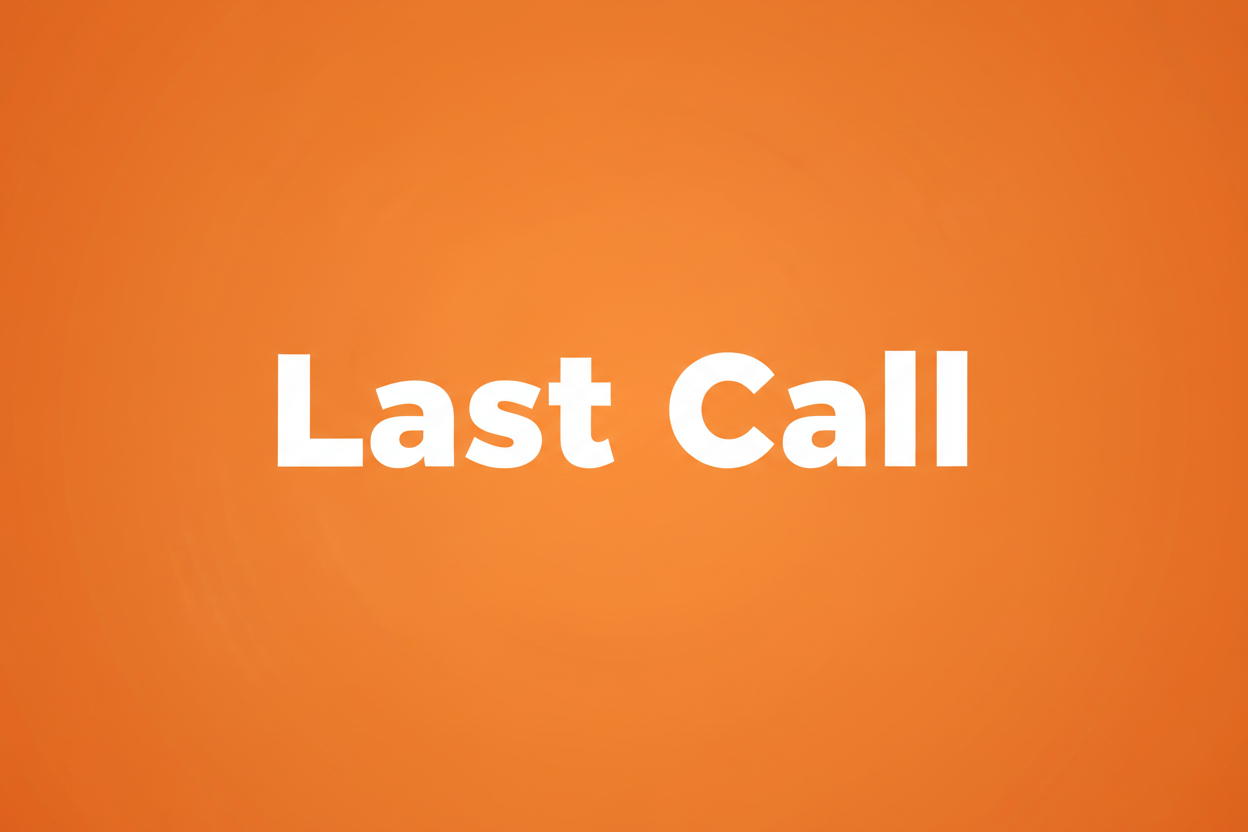 Last Call : Fall Sales
