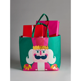 GREEN NUTCRACKER GIFTING TOTE