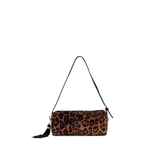 Leopard Kylie Barrel Shoulder Bag