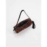 Leopard Kylie Barrel Shoulder Bag