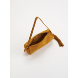 Mustard Kylie Barrel Shoulder Bag