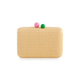 SHIRALEAH JUNE MINAUDIERE CLUTCH BAG
