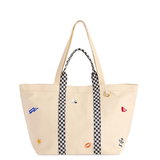 Natural Game Day Tote