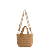 EZRA MINI TOTE CROSS-BODY, TAN