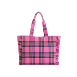 Pink Scottie Ruffle Tote