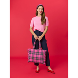 Pink Scottie Ruffle Tote
