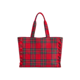 Red Scottie Ruffle Tote