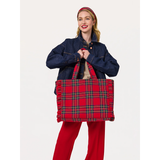 Red Scottie Ruffle Tote