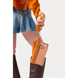 Burnt Orange Spectator Wristlet