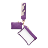 Purple Spectator Wristlet