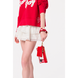 Red Spectator Wristlet