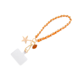 Orange Phone Game Day Chain Wristlet