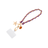 Purple Phone Game Day Chain Wristlet