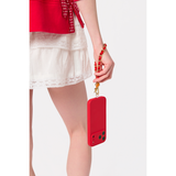 Red Phone Game Day Chain Wristlet