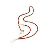Burgundy Game Day Crossbody Phone Chain