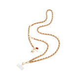 Gold Game Day Crossbody Phone Chain