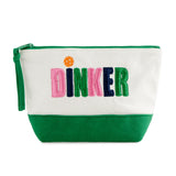 SHIRALEAH DINKER ZIP POUCH IVORY
