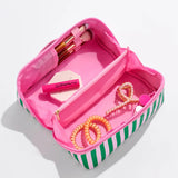 Green Beverly Cosmetic Zip Pouch