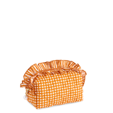 Small Burnt Orange Lucy Zip Pouch