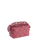 Small Maroon Lucy Zip Pouch