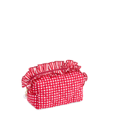 Small Red Lucy Zip Pouch