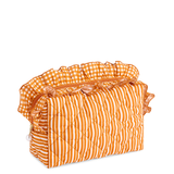 Large Burnt Orange Lucy Zip Pouch