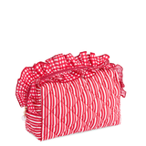 Large Red Lucy Zip Pouch